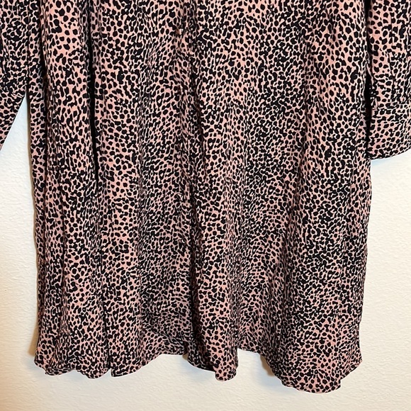 Nwt Leopard Print Long Sleeve Dress - Picture 5 of 15